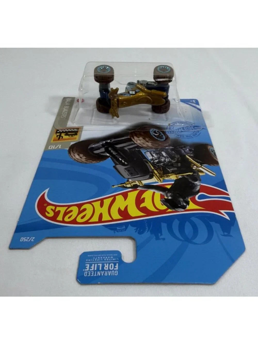 Hot Wheels QUAD ROD Baja Blazers 1:64 Gold ATV Diecast Off-Road Vehicle N34
